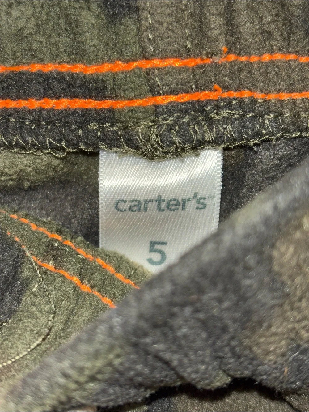 Carter's Camo Print Pull-On Pants - Green, Brown, Black
